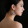 Alloy Dangle Earrings for Women WG7FD3D-01-2