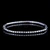Synthetic Non-magnetic Hematite Beads Stretch Bracelets for Men PE4341-1