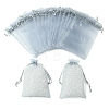 50Pcs Organza Bags Jewellery Storage Pouches Wedding Favour Party Mesh Drawstring Gift OP-FS0001-05G-1