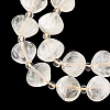 Natural Lemon Quartz(Heated) Carved Beads Strands G-H339-A06-01-4