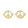 Brass Connector Charms KK-CBA9CBD-01G-1