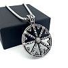 Vintage 304 Stainless Steel Viking Anchor Pendant Necklaces for Men LS-VB2493-1