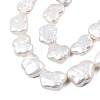 Natural Baroque Pearl Keshi Pearl Beads Strands PEAR-N021-17-3