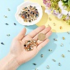 50Pcs Alloy & Glass Pendants PALLOY-YW00191-03-5