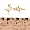 Brass Micro Pave Cubic Zirconia Pendants KK-A291-33B-G-3