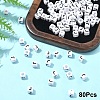 Acrylic Horizontal Hole Letter Beads OACR-YW0002-08J-1
