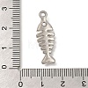 Anti-Tarnish 304 Stainless Steel Pendants STAS-M075-15P-3