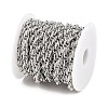 304 Stainless Steel Textured Rope Chains CHS-C022-03P-2