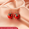 Alloy Enamel Dangle Earrings FS-WG66691-07-1