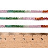 Gradient Color Cubic Zirconia Bead Strands ZIRC-F144-02A-6