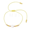 2Pcs Adjustable Glass Seed Beads & Glass Beads Braided Bead Bracelets Set BJEW-MZ00287-03-3