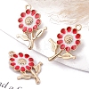 Alloy Enamel Pendants PW-WG86976-02-1