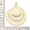 Synthetic Turquoise Big Pendants PALLOY-N179-63MG-3