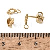 304 Stainless Steel Stud Earring Findings SA-CBA22DE-05G-01-3