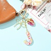 Alloy & Resin Pendant Decorations HJEW-YW00401-02-6