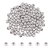 100Pcs 303 Stainless Steel European Beads STAS-NB0001-96B-1