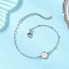 304 Stainless Steel Paperclip Chain Satellite Chain Bracelet Making BJEW-JB13070-02-1