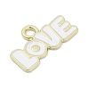 Valentine's Day Alloy Enamel Pandants PALLOY-V001-06F-2