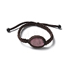 Natural Rhodonite Beads Bracelets BJEW-H626-02-09-4