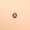 Golden Tone Alloy Enamel Pendants PW-WGF7304-01-1