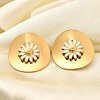 304 Stainless Steel Stud Earrings EJEW-H146-02G-1