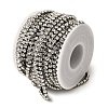 304 Stainless Steel Rhinestone Cup Chains CHS-B015-01P-2