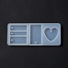 DIY Heart & Rectangle Pendant Food Grade Silicone Molds SIMO-C003-04-2