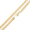 Men's 201 Stainless Steel Cuban Link Chain Necklace NJEW-N050-A06-5-55G-2