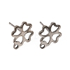 Non-Tarnish 201 Stainless Steel Stud Earring Findings EJEW-A071-14A-P-01-1