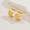 C-Shaped Stainless Steel Stud Earrings JF2048-1