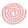 Brass Flower Link Chains CHC-N018-098E-2