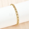 304 Stainless Steel Link Chain Bracelets for Women LS-BJEW-Z143-22G-01-3