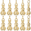 12Pcs Brass Pendants KK-BBC0019-16-1