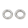Tarnish Resistant 304 Stainless Steel Spring Gate Rings X-STAS-D070-01P-1