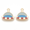 Alloy Enamel Pendants ENAM-S115-001-1