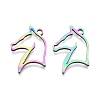 Ion Plating(IP) 201 Stainless Steel Pendants STAS-T063-167M-1