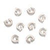 Tarnish Resistant 304 Stainless Steel Letter Charms STAS-O072-G-2