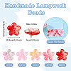 50Pcs 5 Colors Handmade Lampwork Beads LAMP-TA0001-22-4