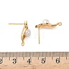 Brass Stud Earrings Findings KK-B160-06G-3