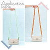 WADORN 2Pcs 2 Colors Acrylic Curban Chain Bag Straps FIND-WR0008-64-4