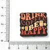 Coffee Theme Silicone Beads SL-CBACE28-01F-3