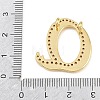 Brass Micro Pave Clear Cubic Zirconia Pendants CU-CBA8481-01G-Q-3