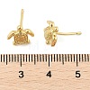 Brass Stud Earrings EJEW-R016-26G-04-5