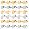 HOBBIESAY 30Pcs 2 Colors Brass Cufflinks for Men FIND-HY0003-47-1