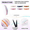 40.8M 6 Colors Waxed Polyester Cords YC-TA0001-25-4