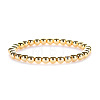 Synthetic Non-magnetic Hematite Beaded Stretch Bracelets for Men Women YP2747-5-1