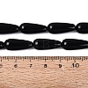 Opaque Glass Beads Strands GLAA-Q113-03A-C06-4