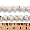 Assembled Synthetic Stone and Trochus Shell Beads Strands X-G-B128-08C-01-4