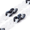 Handmade Acrylic Curb Chains AJEW-JB00943-03-2