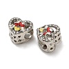 Alloy Enamel European Beads FIND-Q115-08P-2